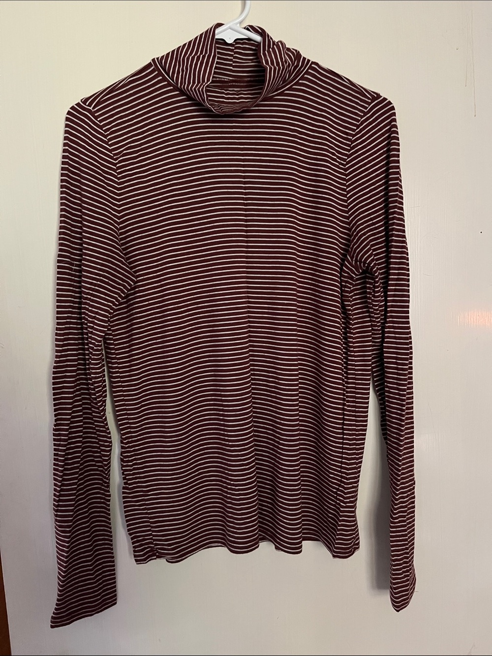 Striped turtleneck long sleeve